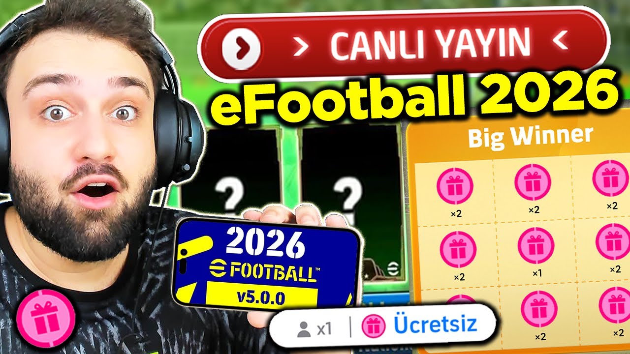 🔴 OYUN GG YENİ GÜNCELLEME NELER GELECEK ✅😲 eFootball 2026 Mobile Canlı yayın #efootball