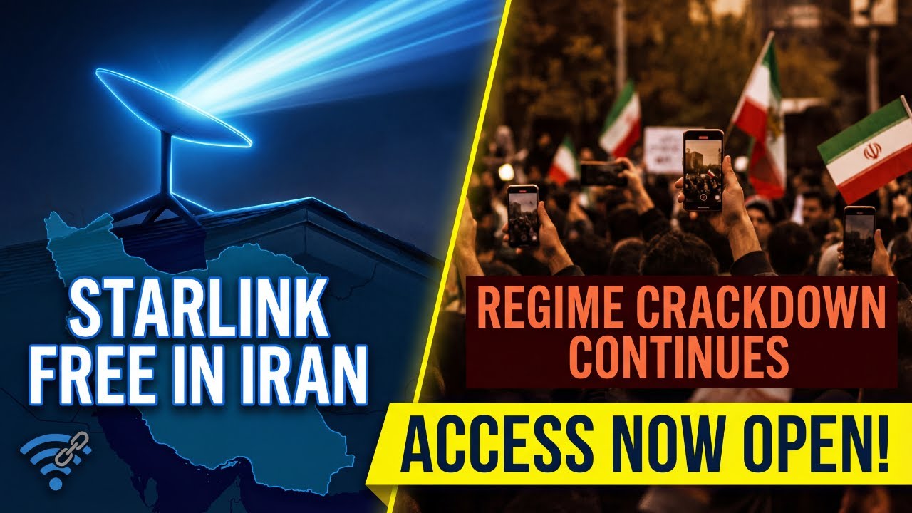 Access to Elon Musk’s Starlink internet service is now free in Iran as regime continues brutal crack