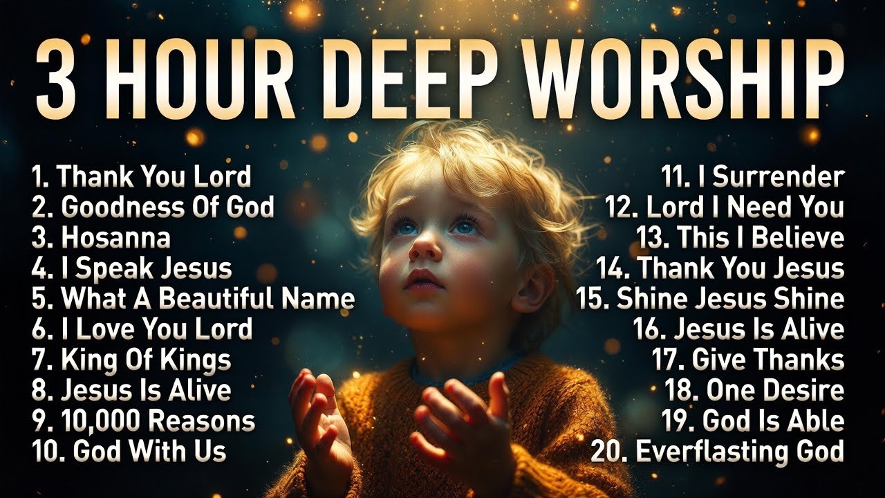 3-Hour Christian Morning Worship Music 🌙 Instant Hillsong Music to Start Your Days