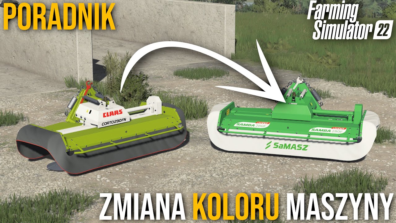 PORADNIK || JAK ZMIENIĆ KOLOR MASZYNY? || FS 22 || JANKUS