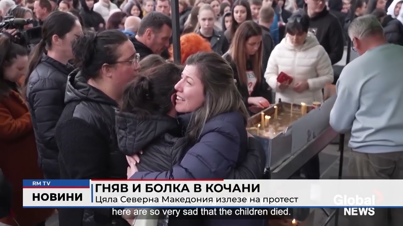 RM TV: Гняв и болка в Кочани: Цяла Северна Македония излезе на протест (Обзор)