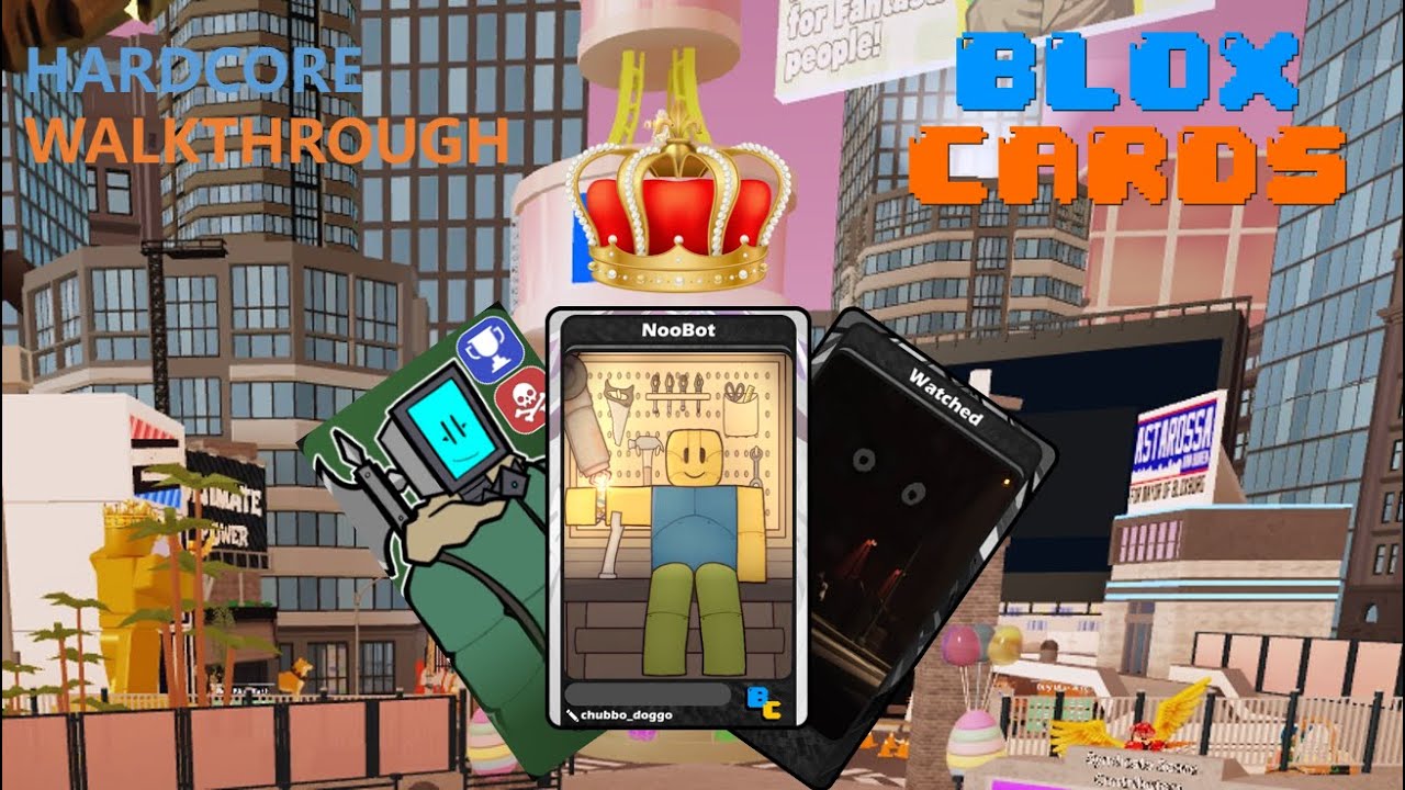Blox Cards - City Trek Hardcore Playthrough!