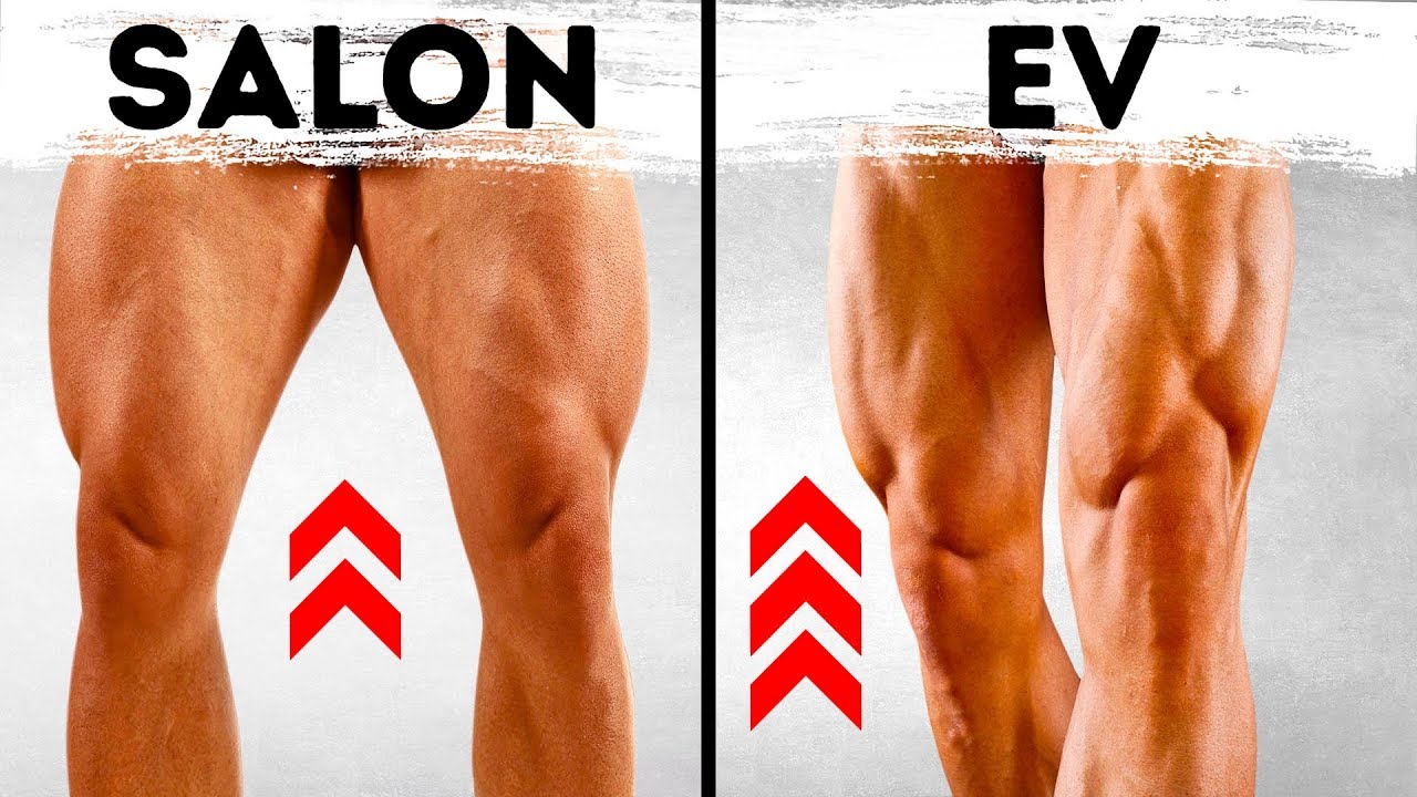 Ağırlık Kullanmadan Güçlü Bacaklara Sahip Olmak İçin 9 Dakikalık Ev Antrenmanı