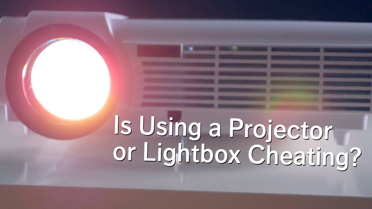 Cheap Joe's 2 Minute Art Tips - Is Using a Projector or Lightbox Cheating