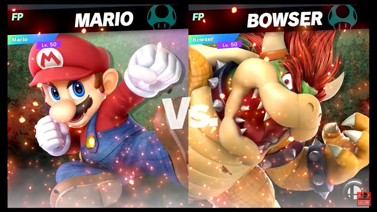 Super Smash Bros Ultimate Amiibo Fights – Request #20653 Mario vs Bowser