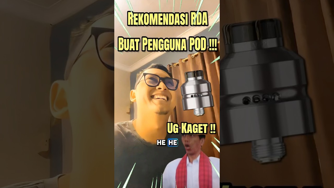 Rekomendasi RDA Untuk Pengguna P0D ‼️ | DeadRabbit Mini  #shorts #deadrabbit #mini  #tricks #tips