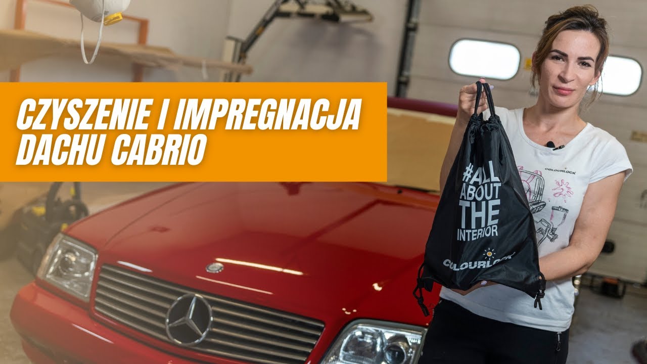 Czyszczenie i impregnacja dachu cabrio