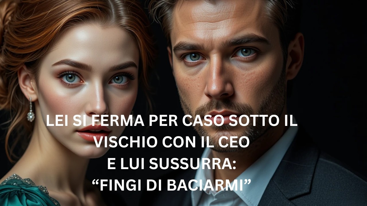 Si Fermò per Caso Sotto il Vischio con il CEO — Lui Sussurrò “Fingi di Baciarmi”