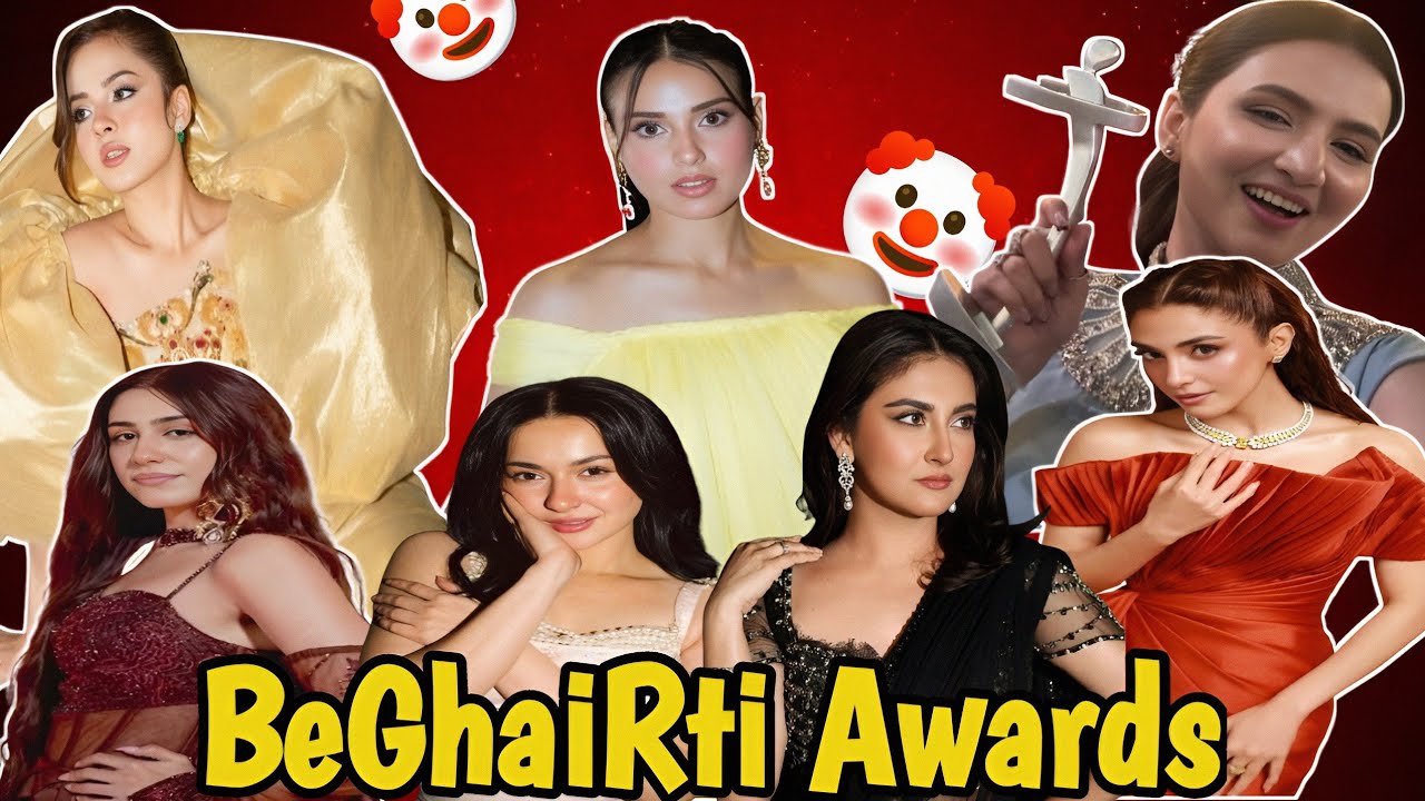 LUX STYLE AWARD SHOW ROASTED |Hania Amir Hira Faisal Iqra Aziz Hiba bukhari 