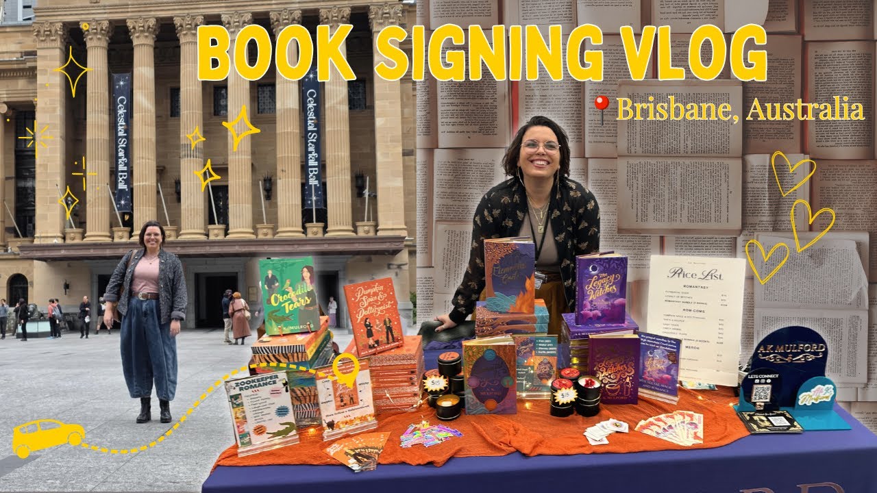 ✍️ ВЛОГ ПИСАТЕЛЯ // Продажа и подписание книг на Celestial Events в Брисбене