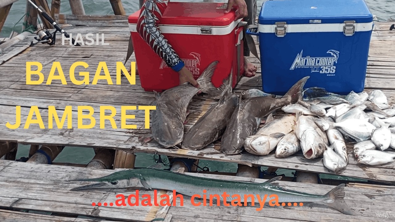 Ketika badai menerja, disitulah ikan target nongol. Bagan tanjung kait bagan jambret. 