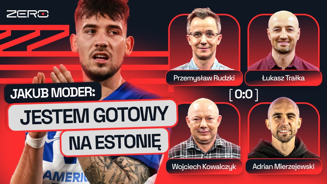 JAKUB MODER - WYWIAD: &bdquo;JESTEM GOTOWY NA ESTONIĘ&rdquo;. WIDZEW POKONAŁ LEGIE, LIVERPOOL I CITY NA REMIS