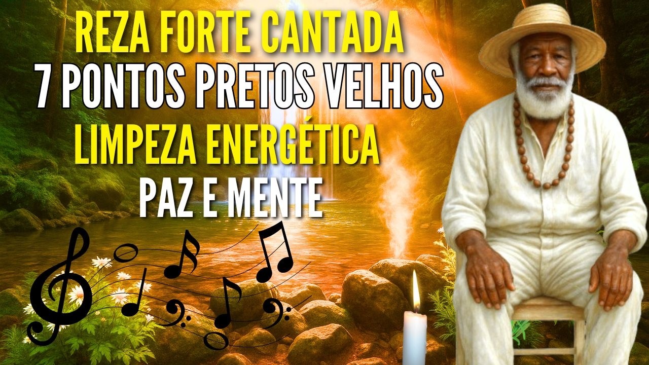 7 PONTOS DE PRETOS VELHOS para PROTEÇÃO ABRIR CAMINHOS LIMPEZA ENERGÉTICA MENTE PAZ ORAÇÃO de HOJE