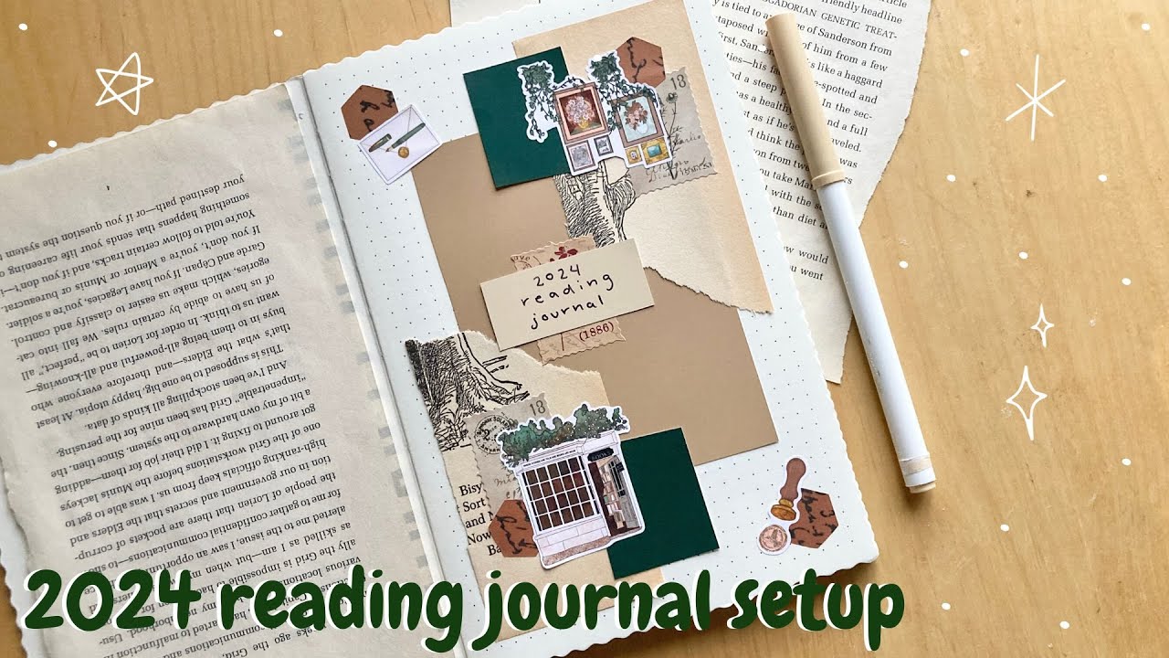 2024 reading journal setup!