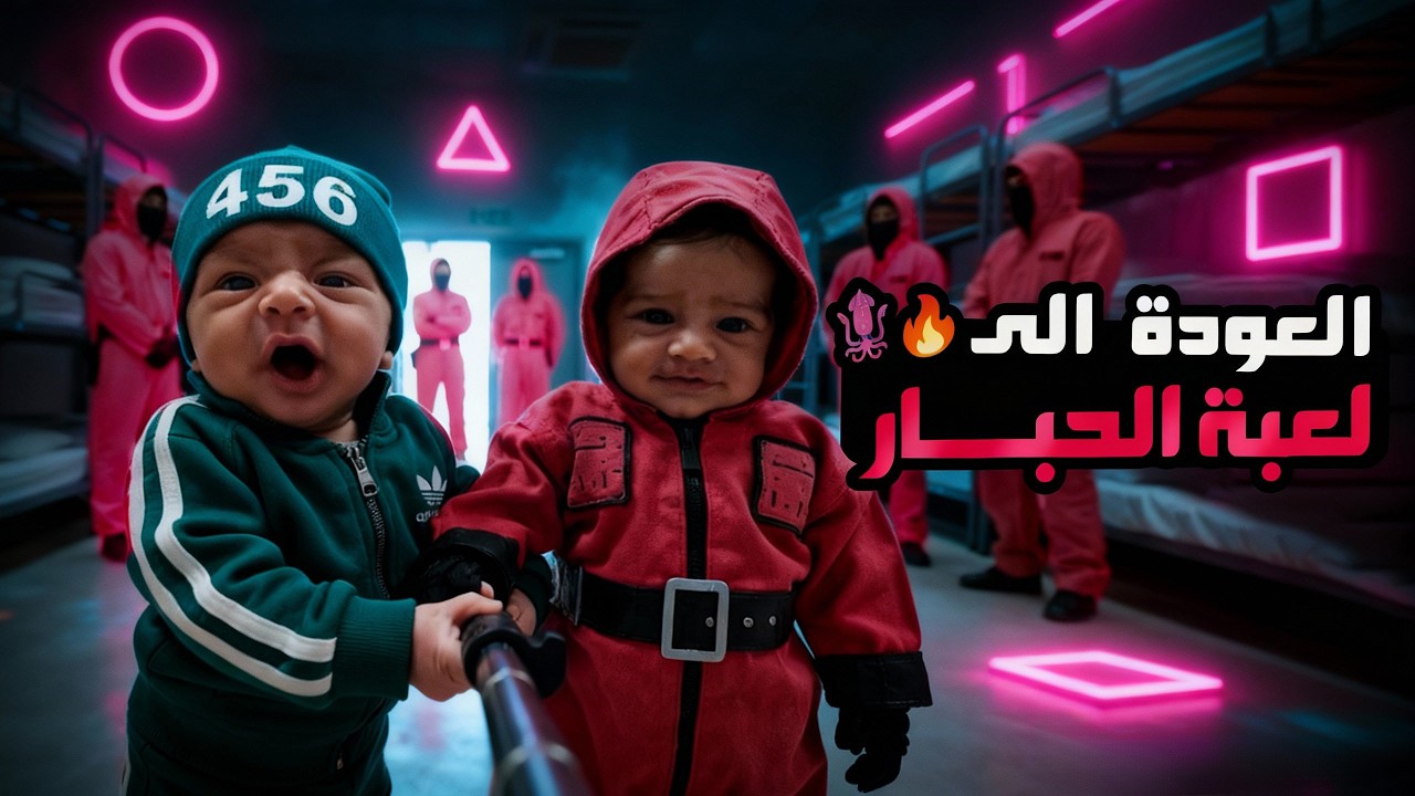 فلوق توأم الذكاء الاصطناعي | العودة الى لعبة الحبار! (إنقاذ الأطفال🔥)