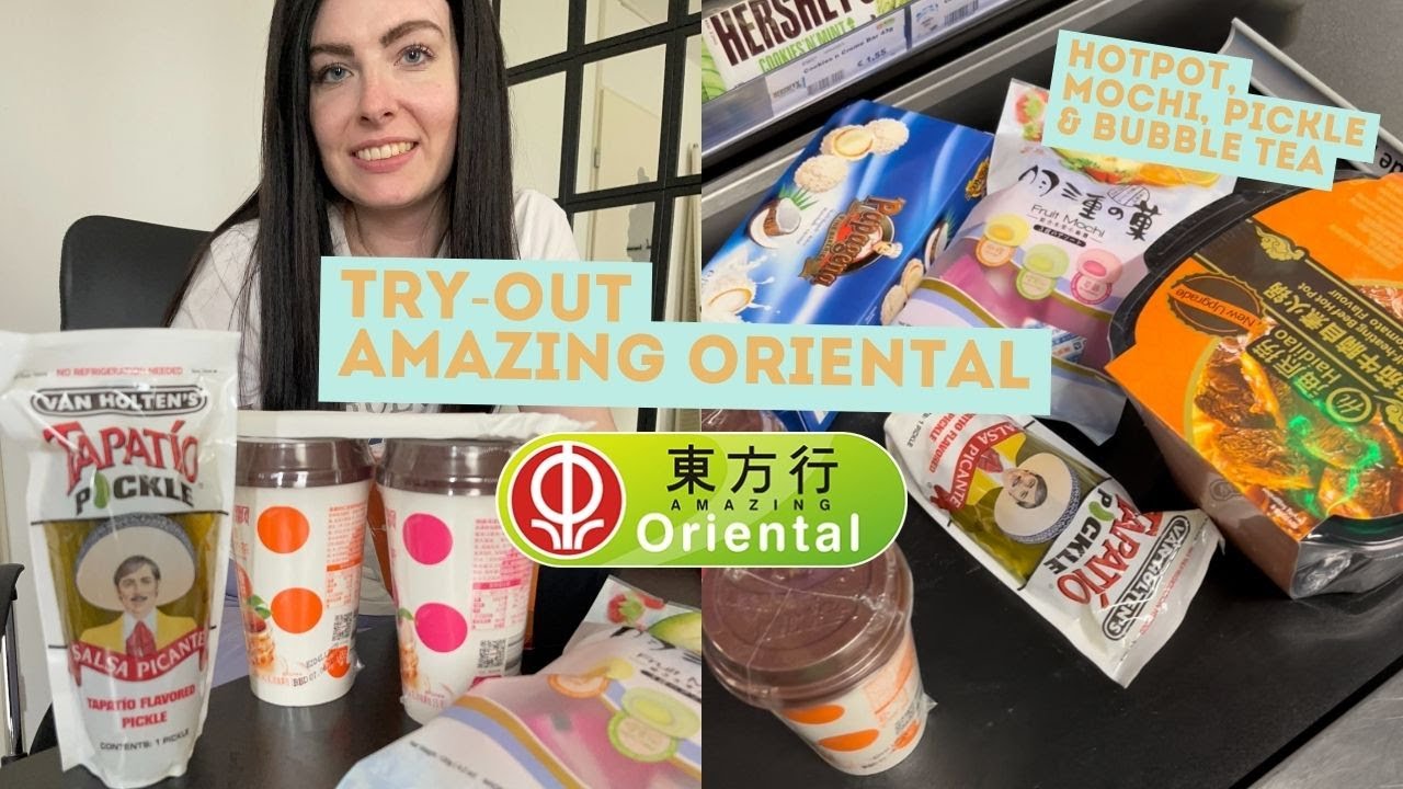 TRY OUT AMAZING ORIENTAL🥘 | Self heating hot pot | pickle | bubble tea | mochi