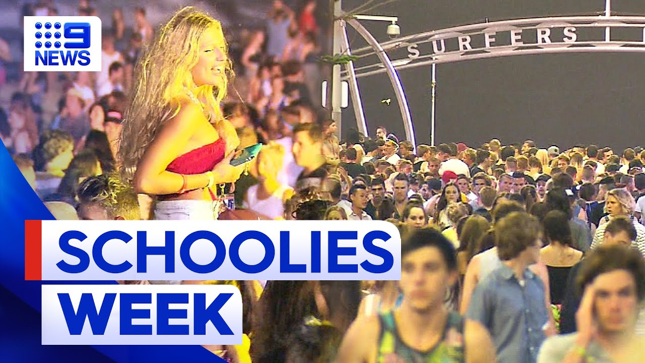 Thousands of graduates set to visit Gold Coast for schoolies | 9 News Australia