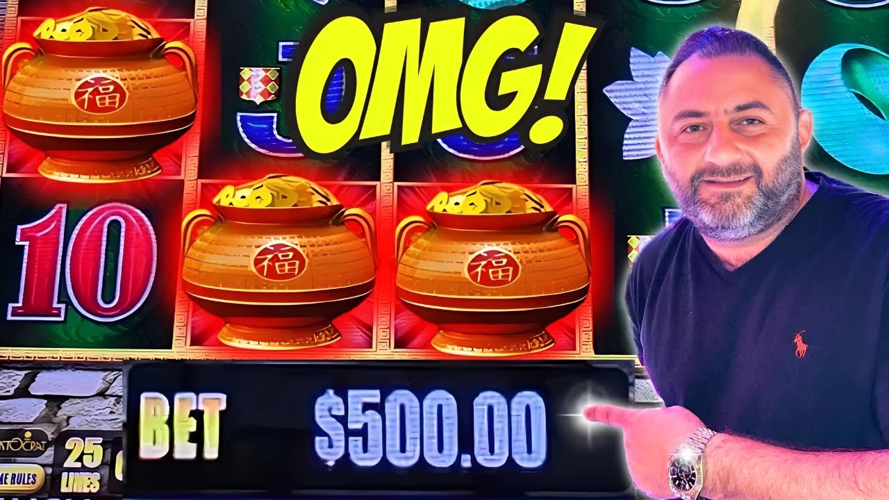 😱🔥 OMG! BEST SESSION of My LIFE on DRAGON LINK 🐉💰 $500 MAX BETS = INSANE JACKPOTS!