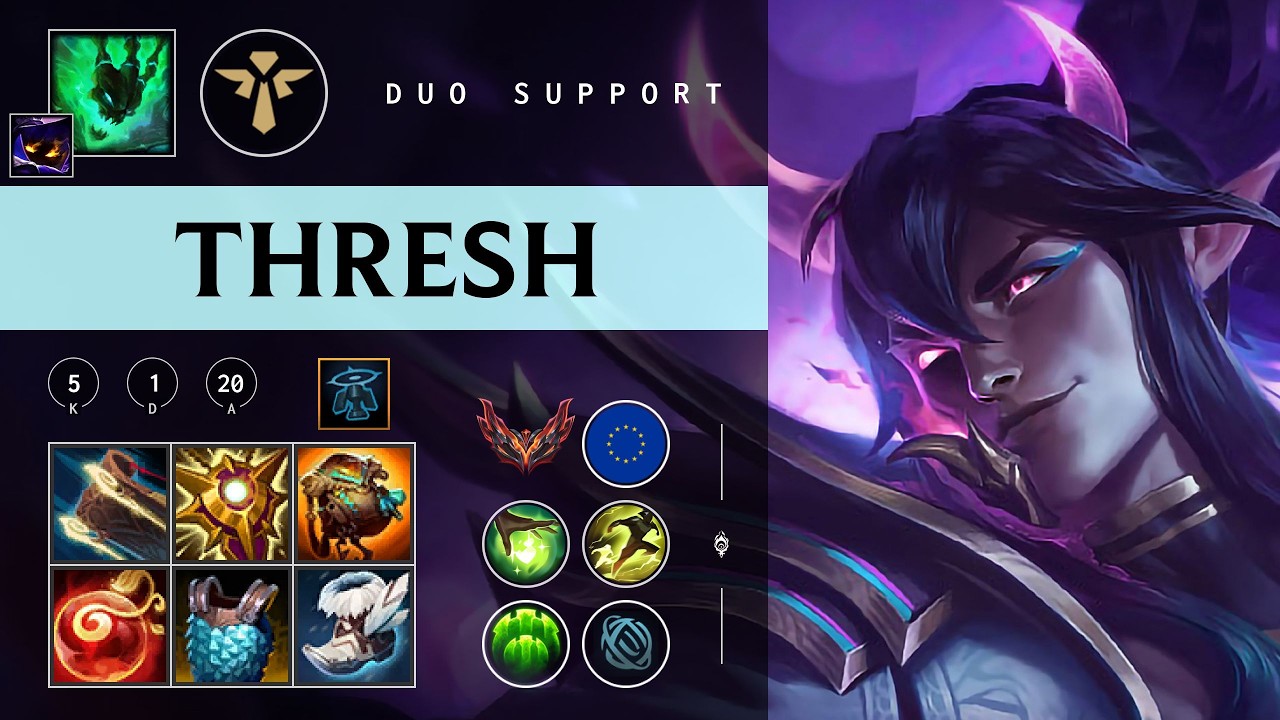 Thresh Support vs Tahm Kench - EUW Grandmaster Patch 26.03