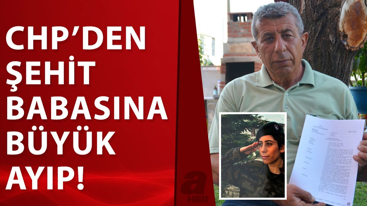 CHP, şehit babasını para cezasına mahkum ettirdi! | A Haber