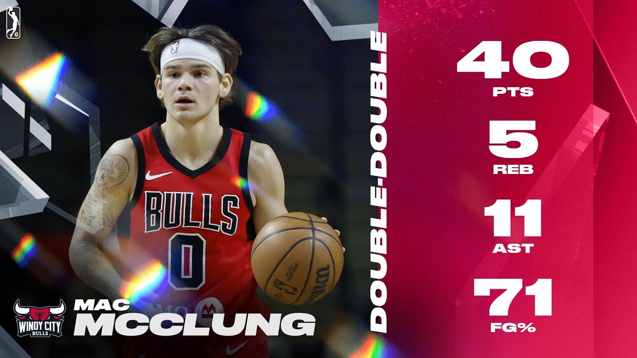 Мак МакКлунг набрал 40 очков, 5 подборов и 11 передач, реализовав 71% бросков с игры.