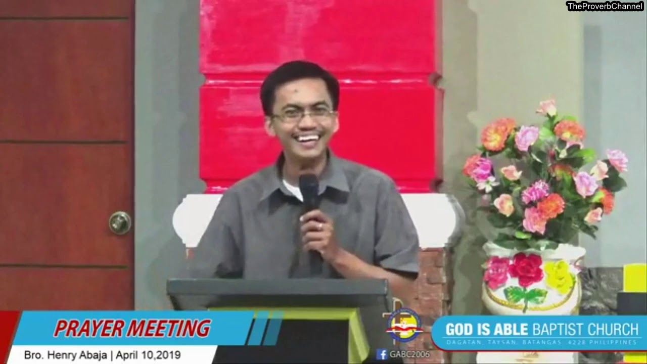 Persons to Pray For ( (1 Timothy 2:1-2) - Preaching (Tagalog / Filipino)