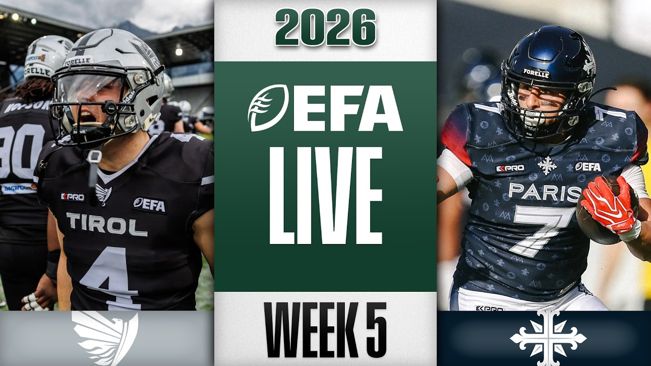 Raiders Tirol at Paris Musketeers LIVE GAME | EFA Season 2026 Week 5
