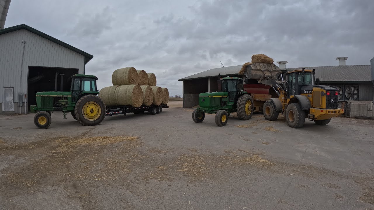Hauling/Grinding Straw Bales