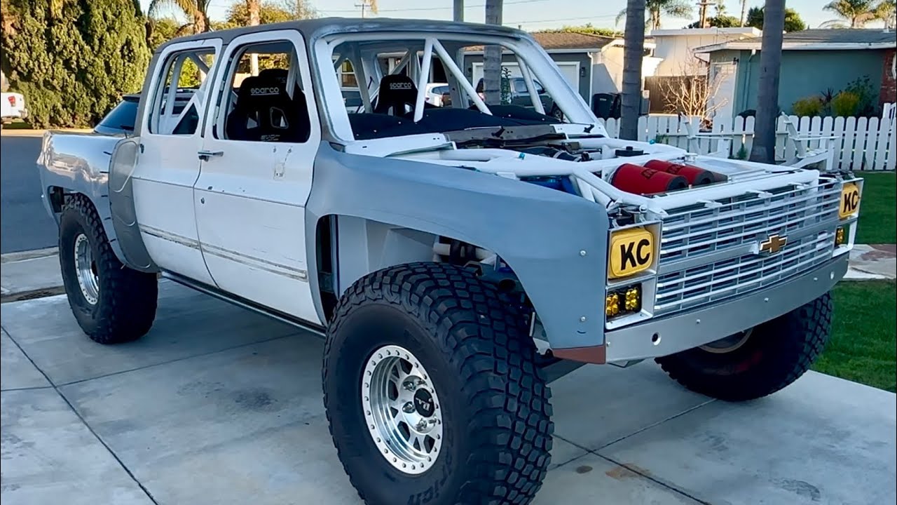 Getting the bedsides and doors mounted on the Crew cab. 