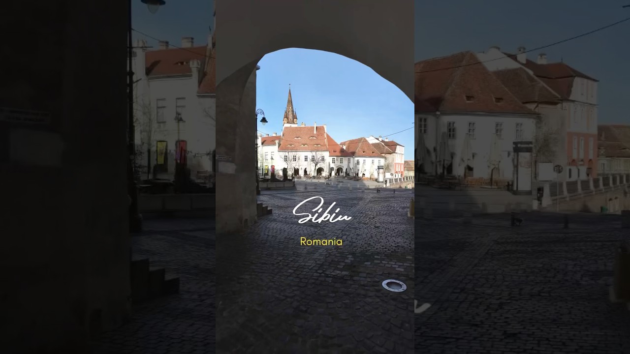 Sibiu, a city with a medieval soul! ✨ #sibiu #romania