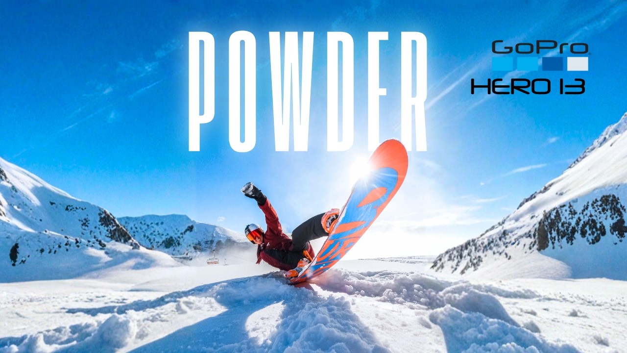GoPro Hero 13 powder skiing + Hypersmooth 5.0 + DJI AIR 3