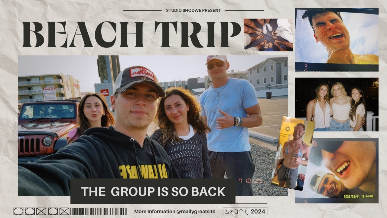 the friend group goes to the BEACH - PART 2
