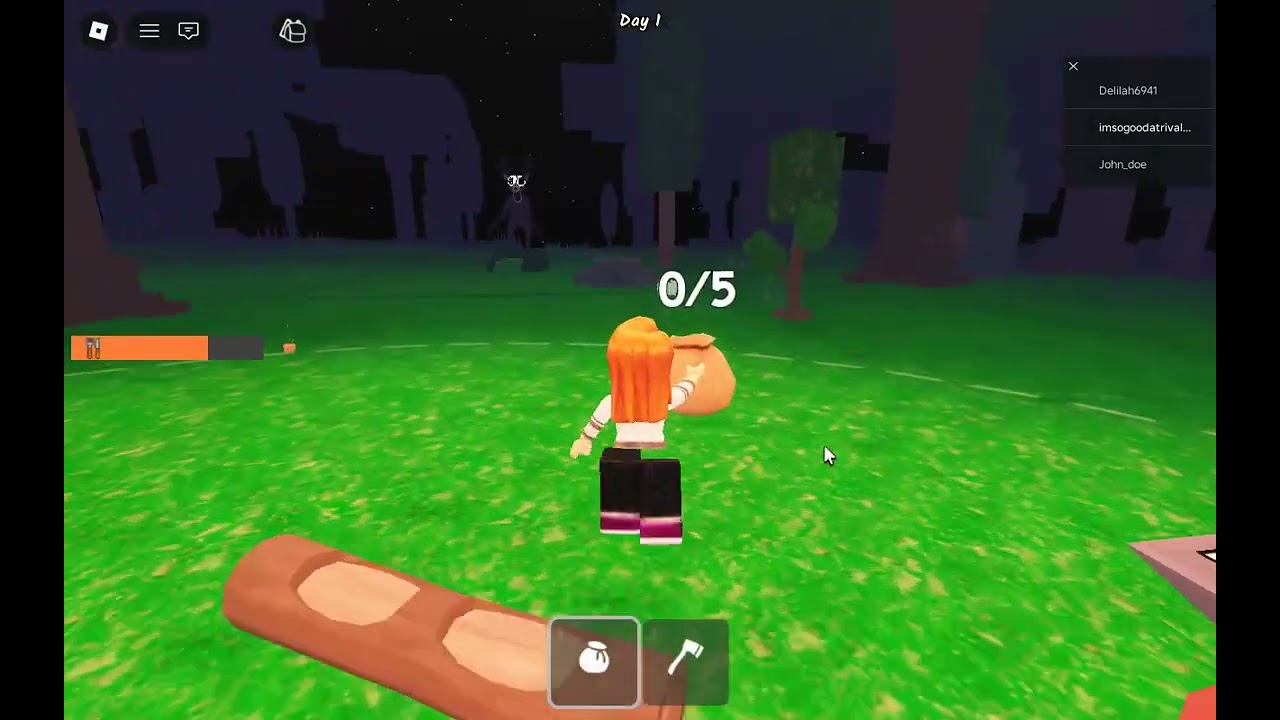 I tried to play 99 nights in the forest