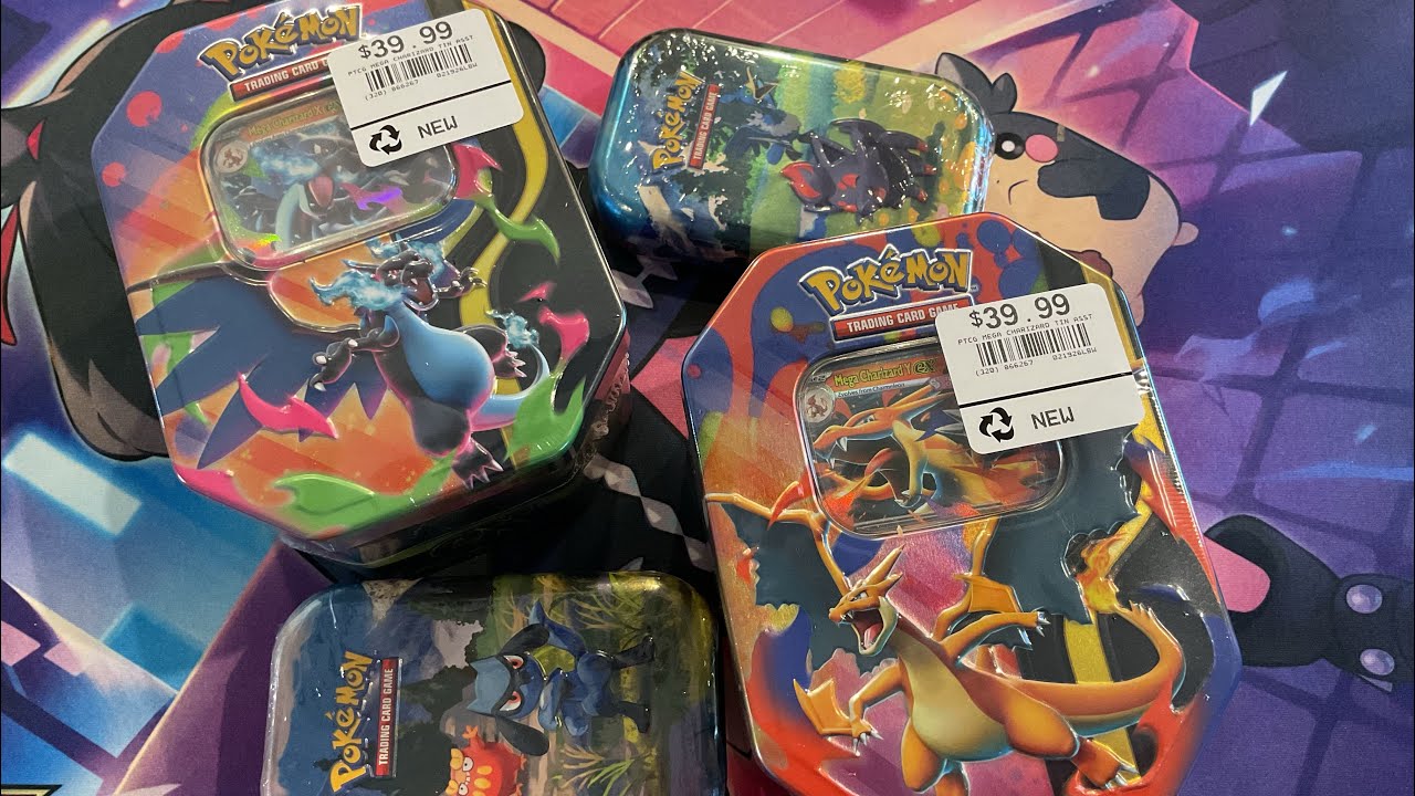 We open Ascended hero’s tins and mega Charizard X/Y tins!