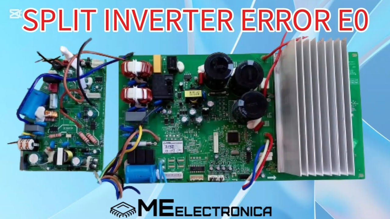 Aire acondicionado  Inverter Error E0 PFC