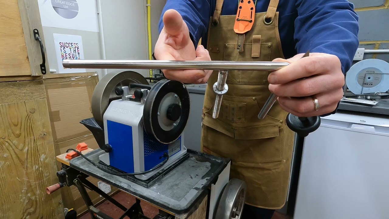 Sharpening Husqvarna Automower blades with a Tormek T8
