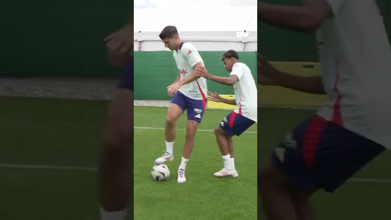 🇪🇸 &Aacute;lvaro Morata humiliating Lamine Yamal... It can't be, can it? 😂