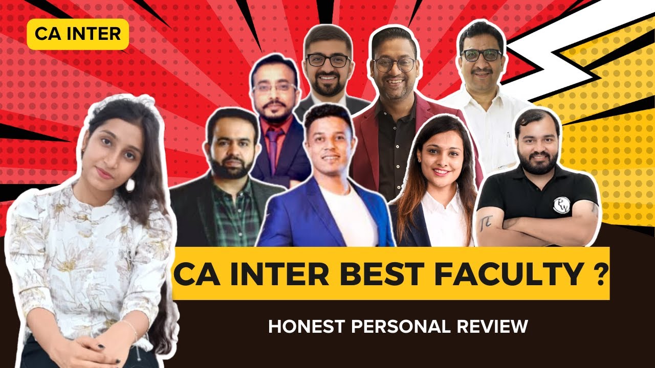 CA Inter best teachers for new syllabus (updated list) | ICAI Exams