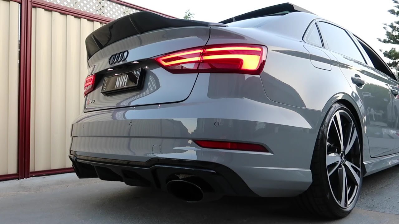 2017 Audi rs3 sedan stock exhaust sound.