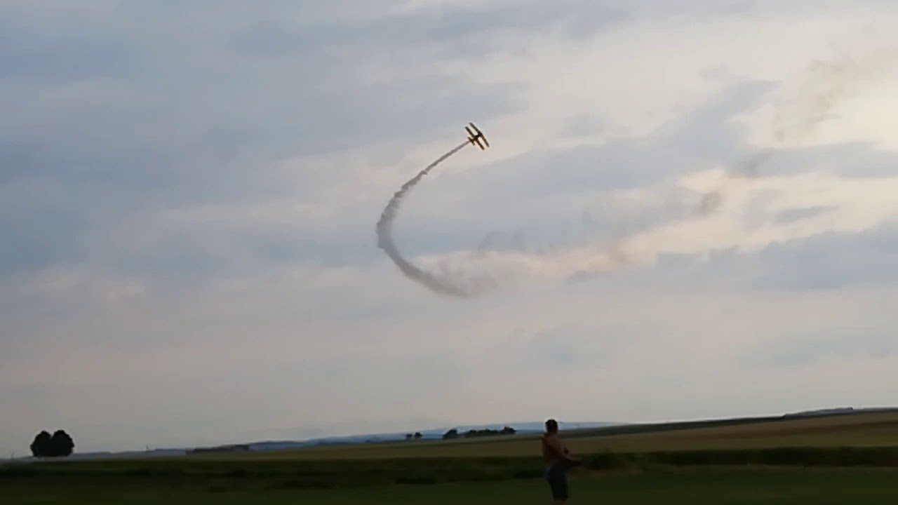 Norbert Fischer beim Erstflug seiner Challanger 3