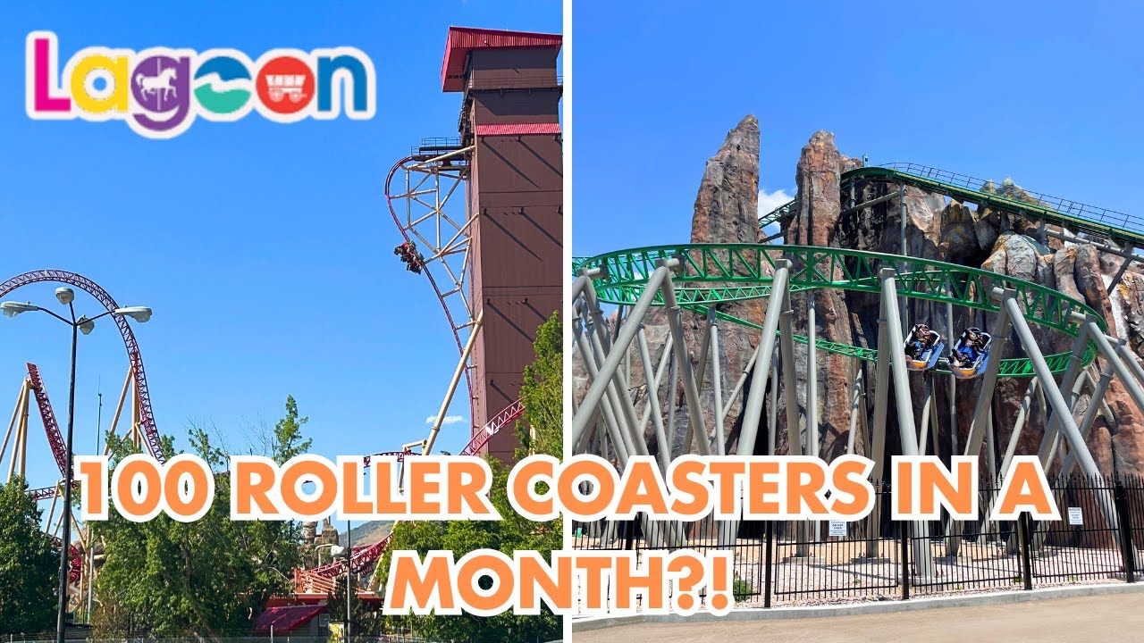Kicking Off A 100 Roller Coaster Challenge At Lagoon - Utah's Incredibly Scenic Amusement Park!