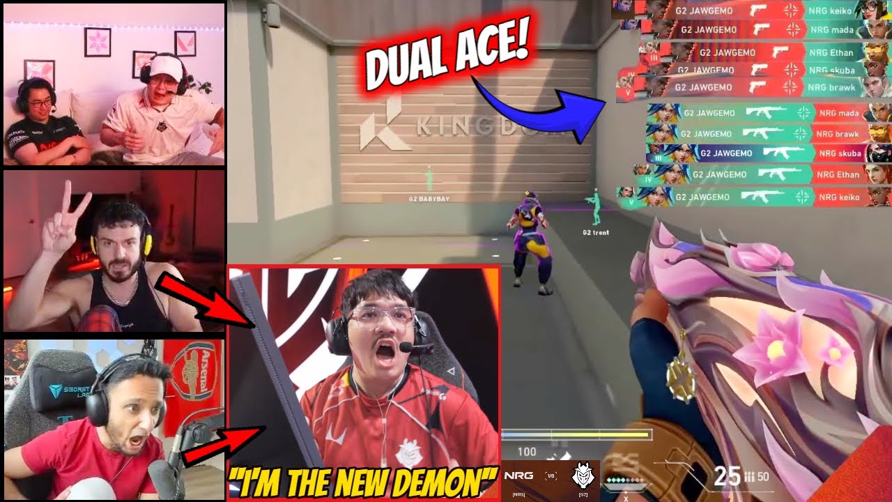 11 Minutes of Absolute Madness | NRG vs G2 Ft. Streamers Reaction