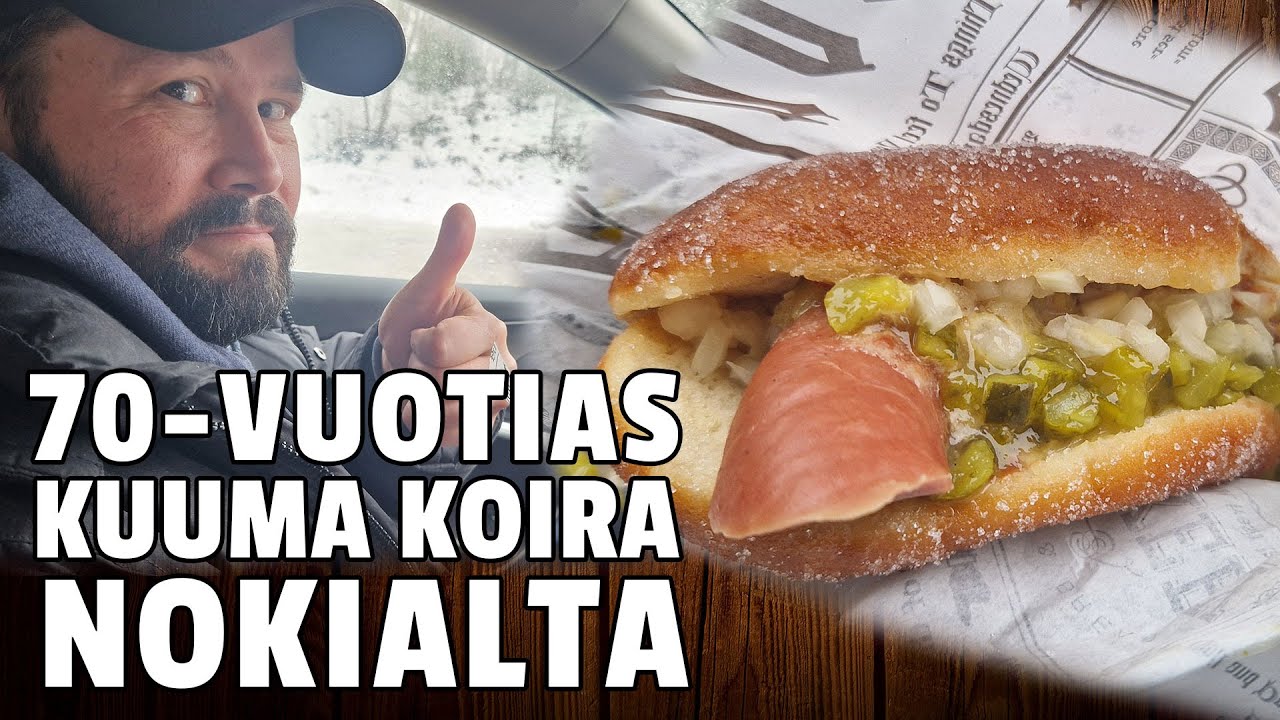 TESTISSÄ NOKIAN KUUMA KOIRA  - 70 VUOTTA  - LEGENTAARINEN GRILLIRUOKA