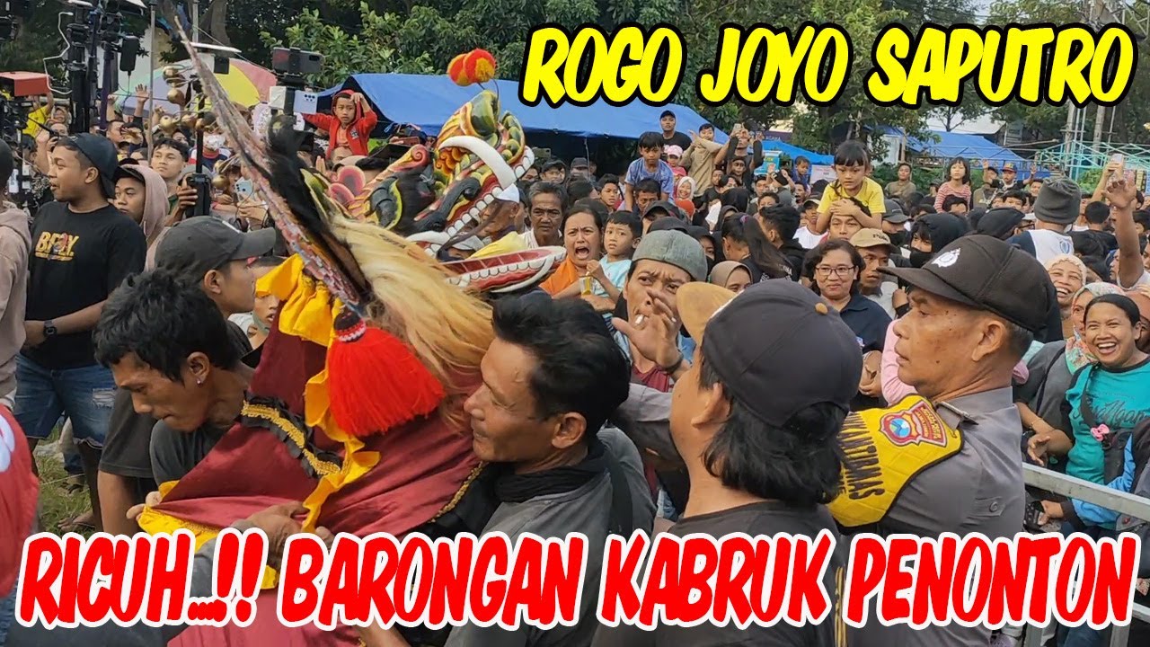 DETIK2 TEREKAM JELAS..!! BARONGAN KABRUK PENONTON RICUH JARANAN ROGO JOYO SAPUTRO LIVE SUKORAME