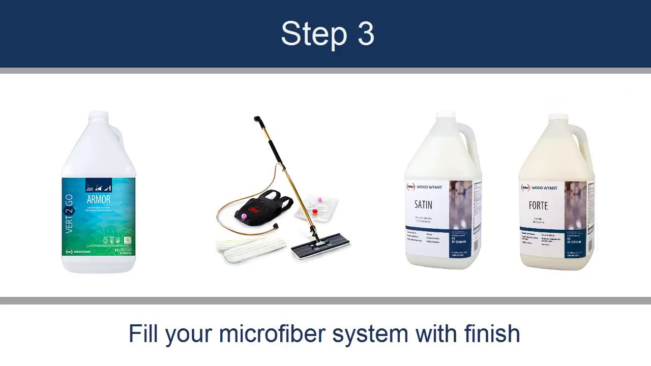 Learn step by step how to apply finish to a floor using the flat mopping technique