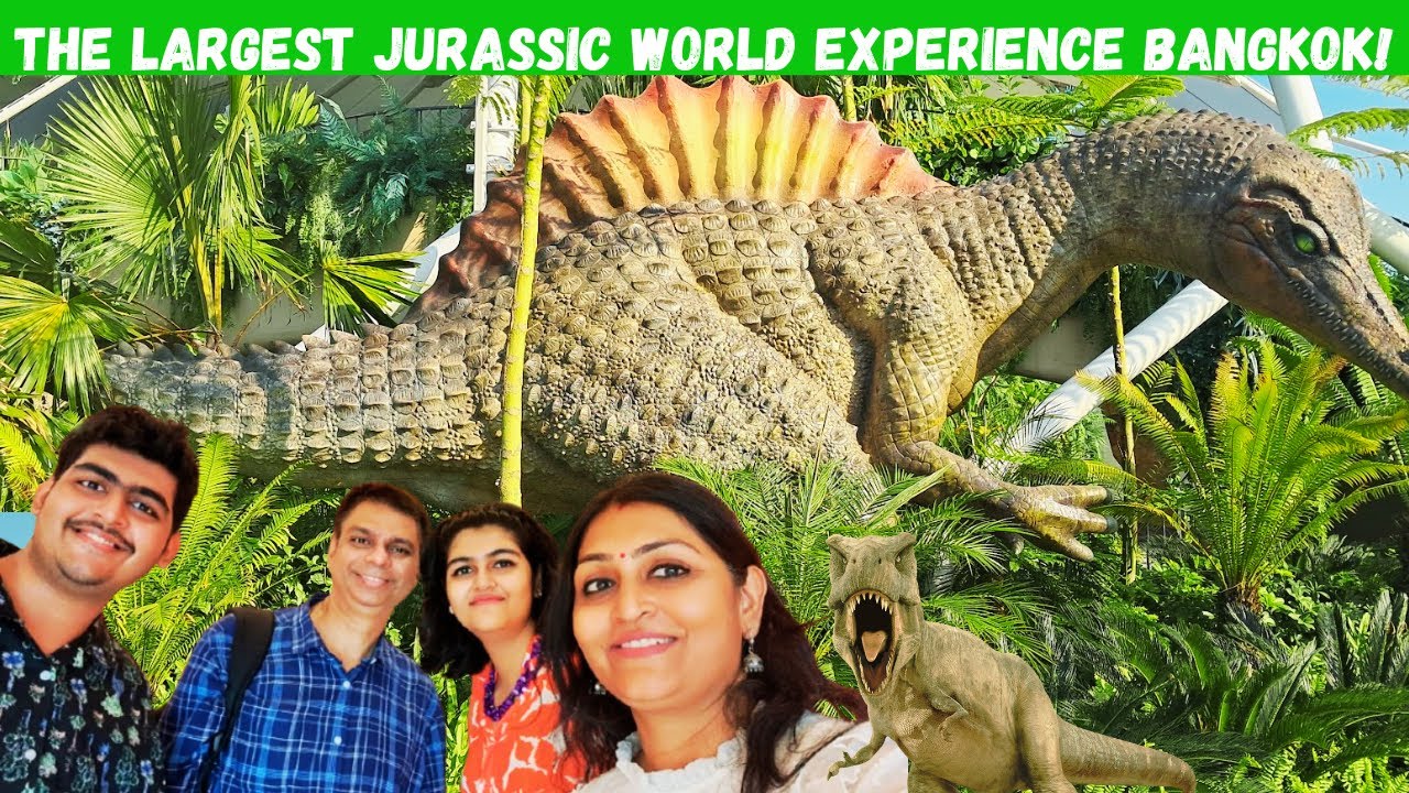 The Largest JURASSIC WORLD EXPERIENCE is Now Open in BANGKOK! Full Walking Tour | Asiatique Thailand