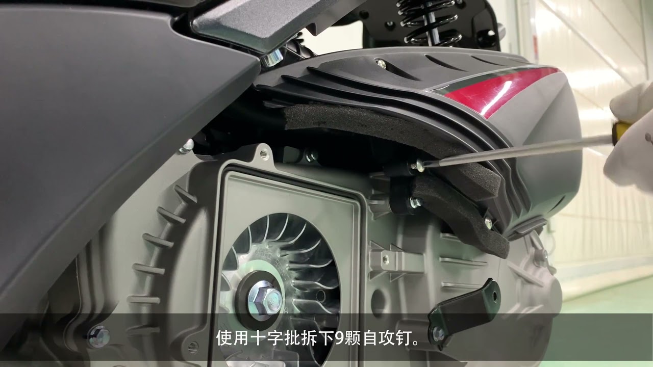 ZONTES 310 M SCOOTER AIR FILTER CHANGE + VARIATOR FILTER