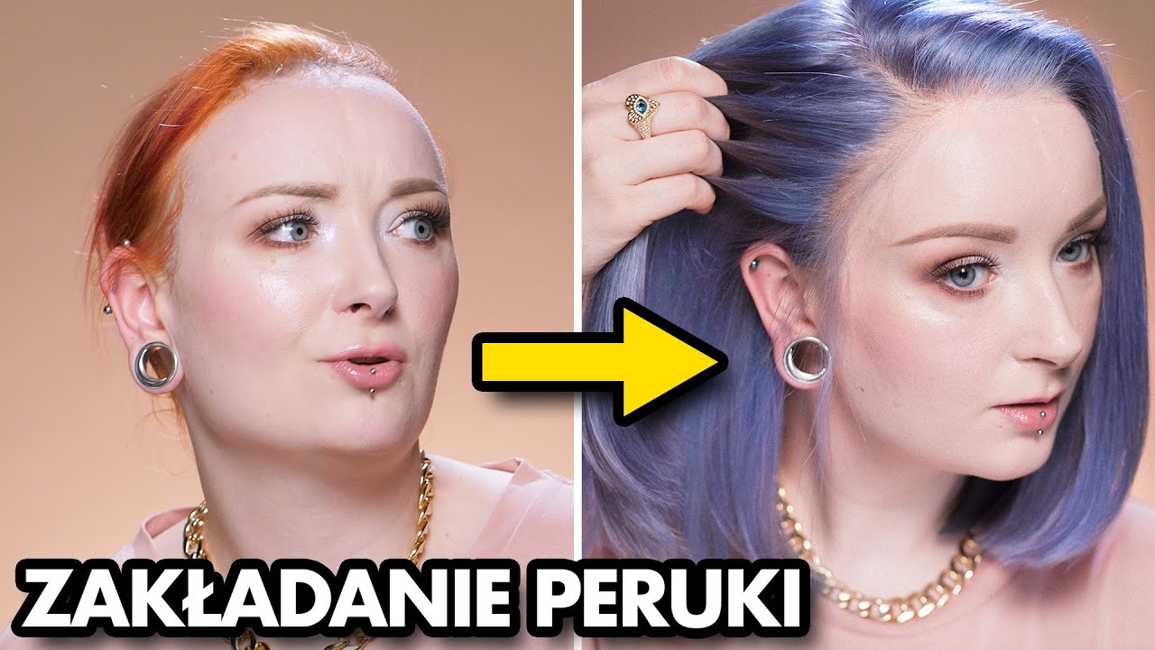 Jak zakładać PERUKĘ? 😱 Przycinanie, przyklejanie KROK PO KROKU!
