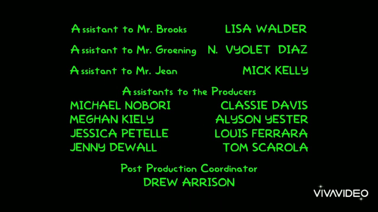 The Simpsons Halloween Special XII End credits 2003 Version