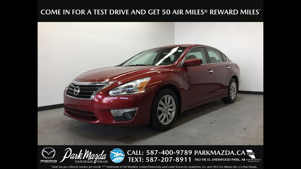 RED 2013 Nissan Altima  Review Sherwood Park Alberta - Park Mazda